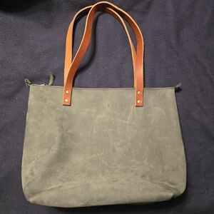 Portland Leather 'almost perfect' medium tote bag in Storm